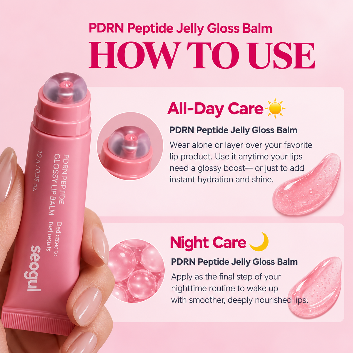 PDRN Peptide Jelly Gloss Balm