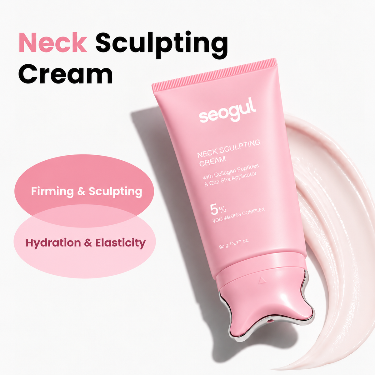 Seogul Korean Skincare - PDRN Collagen Gua Sha Neck Wrinkle Cream