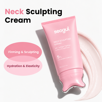 Seogul Korean Skincare - PDRN Collagen Gua Sha Neck Wrinkle Cream