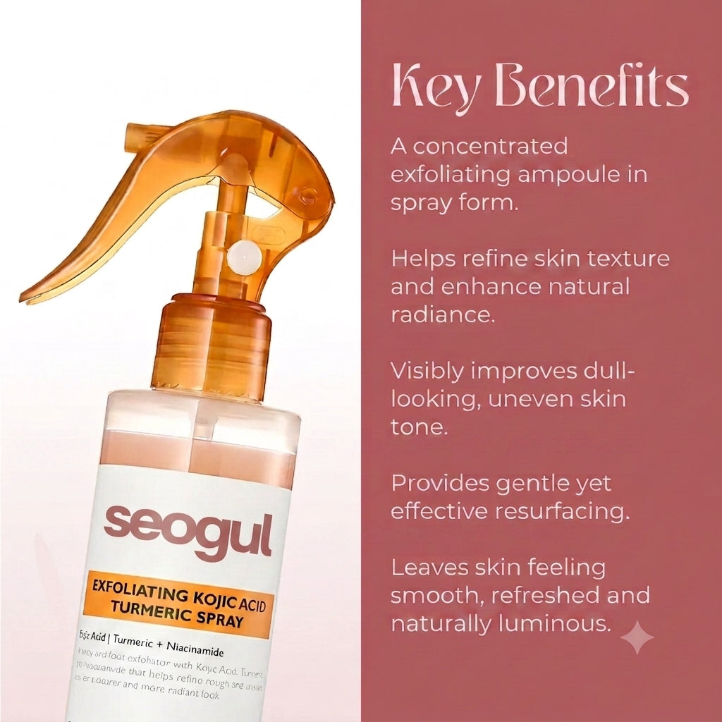 Seogul Peel Shot - Kojic + Turmeric Body Peel Spray
