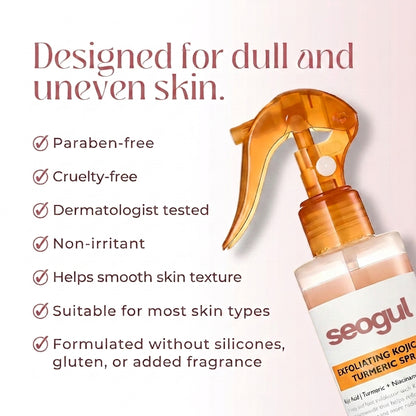 Seogul Peel Shot - Kojic + Turmeric Body Peel Spray