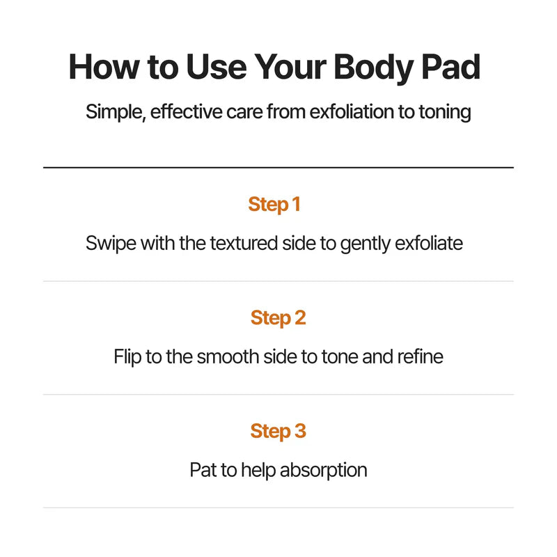 Body clarifying pad