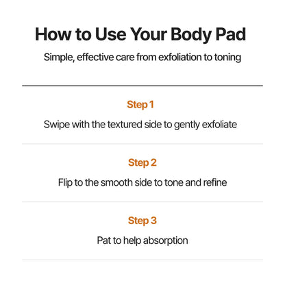 Body clarifying pad